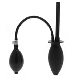 Clean stream classic black inflatable anal balloon douche - peaches and screams