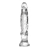 Clear 6-inch toyjoy starter realistic dildo for beginners - peaches and screams