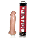 Clone-a-willy realistic flesh penis dildo moulding kit - peaches and screams