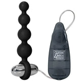 Colt black booty unisex waterproof vibrating anal kit - peaches and screams
