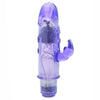 Colt clear blue rabbit vibrator with 9 clit stim functions - peaches and screams