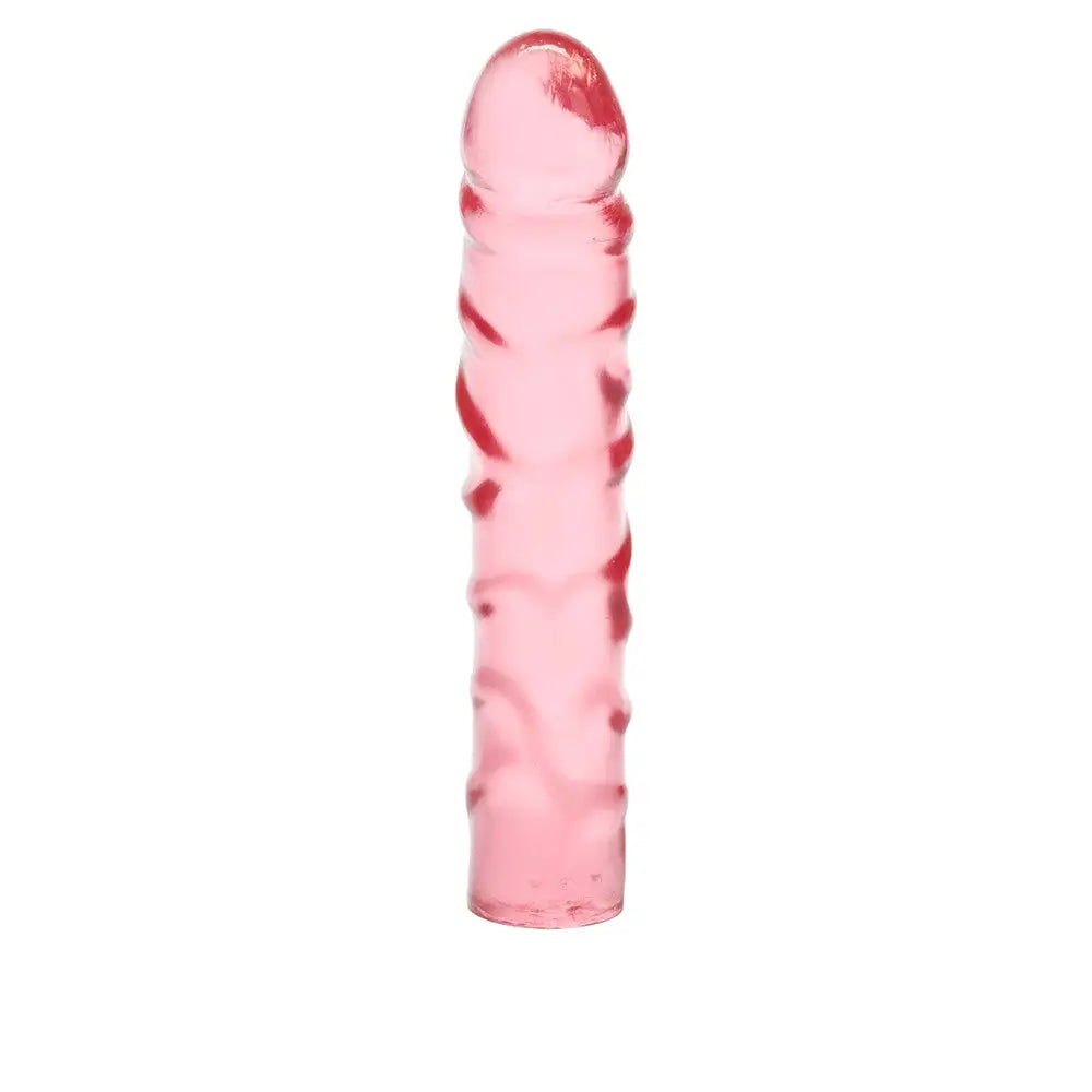 Colt jelly bendable pink penis dildo with suction cup 7.5 inch - peaches and screams