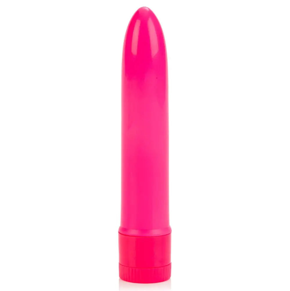 Colt neon pink multi speed mini bullet vibrator 5.5 inch - peaches and screams