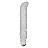 Colt silver ribbed g spot vibrator with 10 functions - peaches and screams