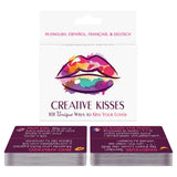 Creative kisses card game for couples romantic intimacy game - peaches and screams