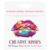 Creative kisses card game for couples romantic intimacy game - peaches and screams