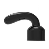 Curved black g spot pleaser magic wand attachment - peaches and screams