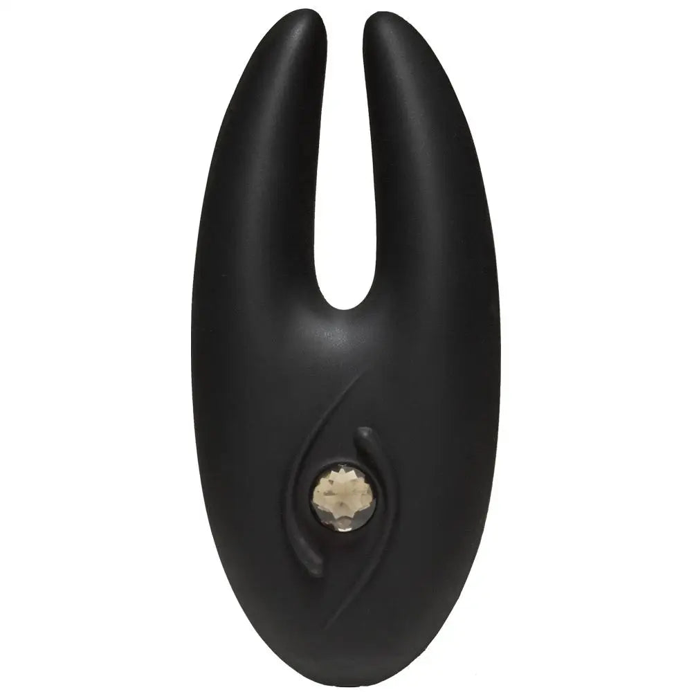 Doc johnson 4 inch black rechargeable mini rabbit vibrator - peaches and screams