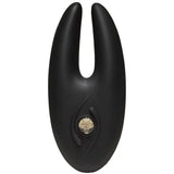 Doc johnson 4 inch black rechargeable mini rabbit vibrator - peaches and screams