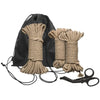 Doc johnson kinky 5 piece hemp bondage rope kit - peaches and screams