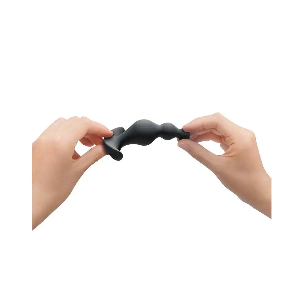 Dorcel Silicone Black Small Training Anal Bead - Peaches and Screams