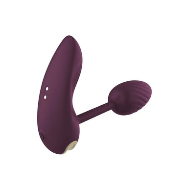 Dream Toys Silicone Purple Remote - controlled Vibrating Egg - Peaches and Screams