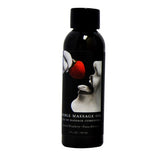 Earthly body edible massage oil 2oz - massage oils and candles peaches and screams