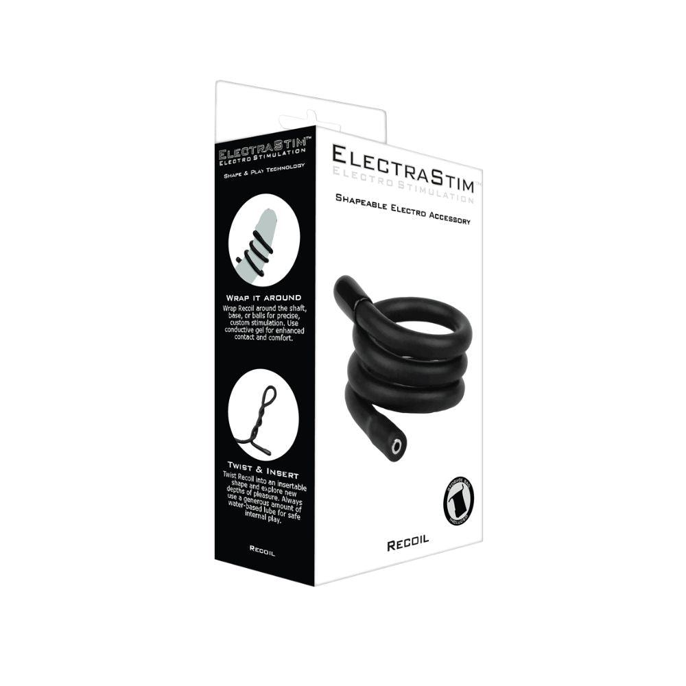 Electrastim recoil flexible erotic electrode - erotic electrostimulation peaches and screams