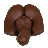 Evolved rubber realistic feel flesh male masturbator brown - peaches and screams