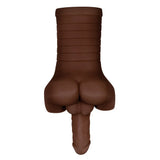 Evolved rubber realistic feel flesh male masturbator brown - peaches and screams