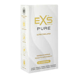 Exs pur ultra thin latex condoms 12 pack for sensitivity - peaches and screams