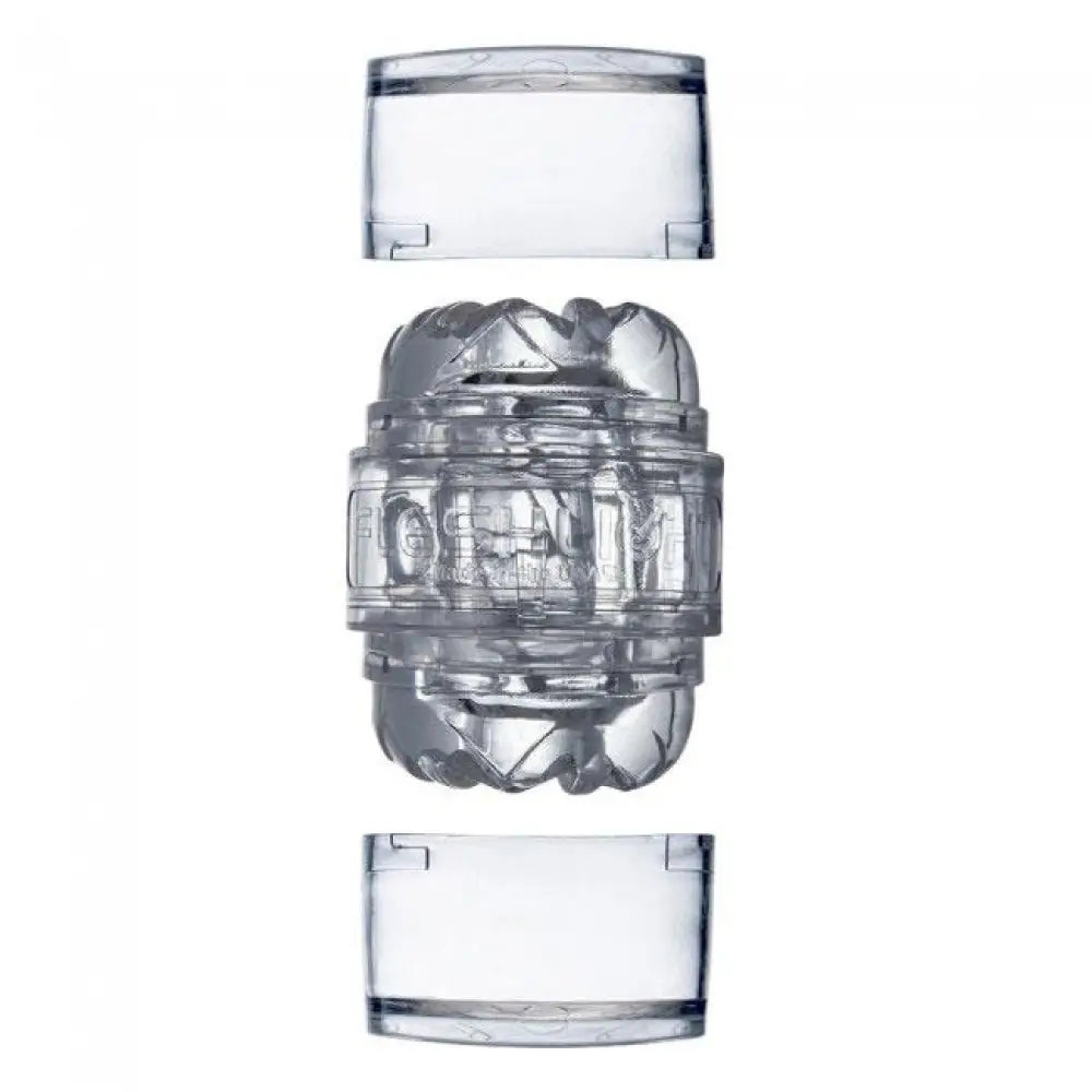Fleshlight clear real feel masturbator sleeve 4.4 inch - peaches and screams