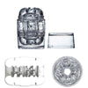 Fleshlight clear real feel masturbator sleeve 4.4 inch - peaches and screams