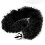 Furry fantasy black panther tail butt plug - butt plugs peaches and screams