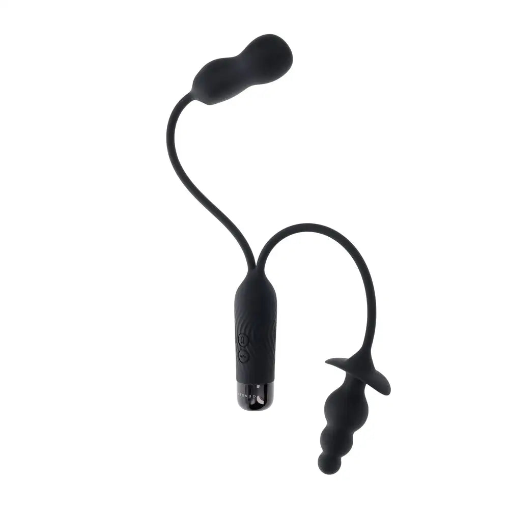 Gender x double my pleasure rechargeable usb vibrator - peaches and screams