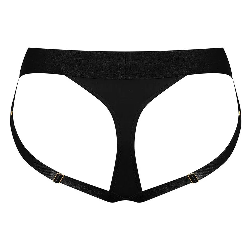 Heroine large harness lingerie with adjustable waistband - peaches and screams