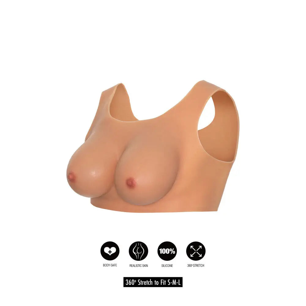 Hidden desire alter ego crop top with d cup breasts - peaches and screams