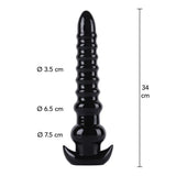 Hidden desire extreme anal drill xxl 13 inch spiral plug - peaches and screams