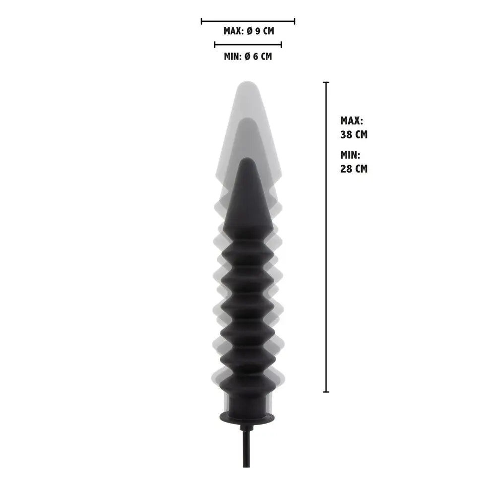 Hidden desire extreme expert inflatable ribbed plug - peaches and screams