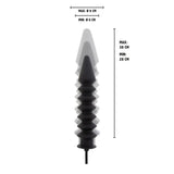 Hidden desire extreme expert inflatable ribbed plug - peaches and screams