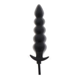 Hidden desire extreme inflatable ribbed plug for anal play - peaches and screams