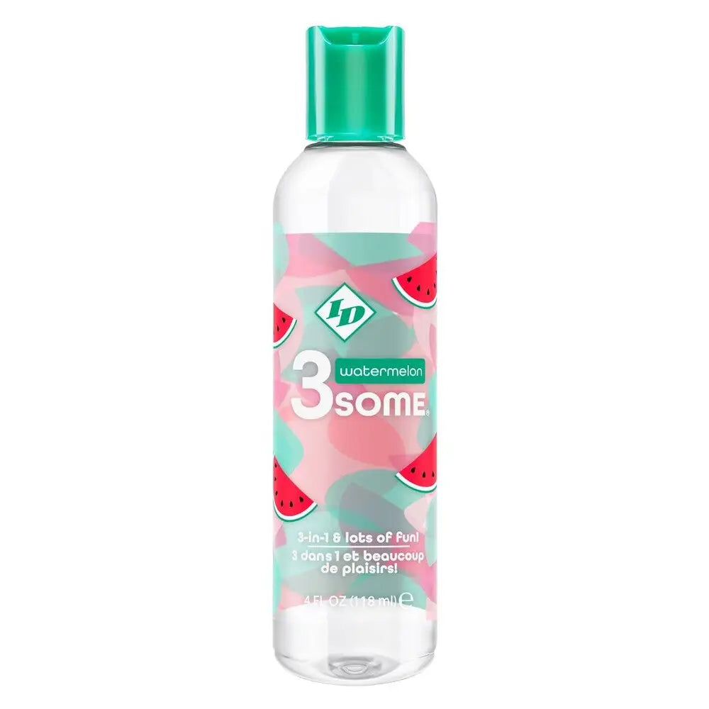 Id 3some watermelon lube 3 in 1 lubricant 118ml - peaches and screams
