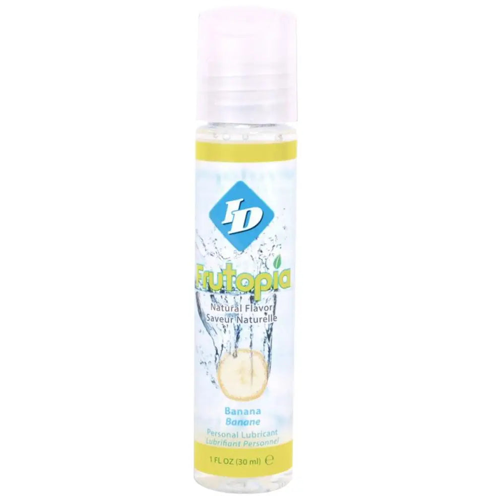 Id frutopia banana water based sex lube 30ml - peaches and screams