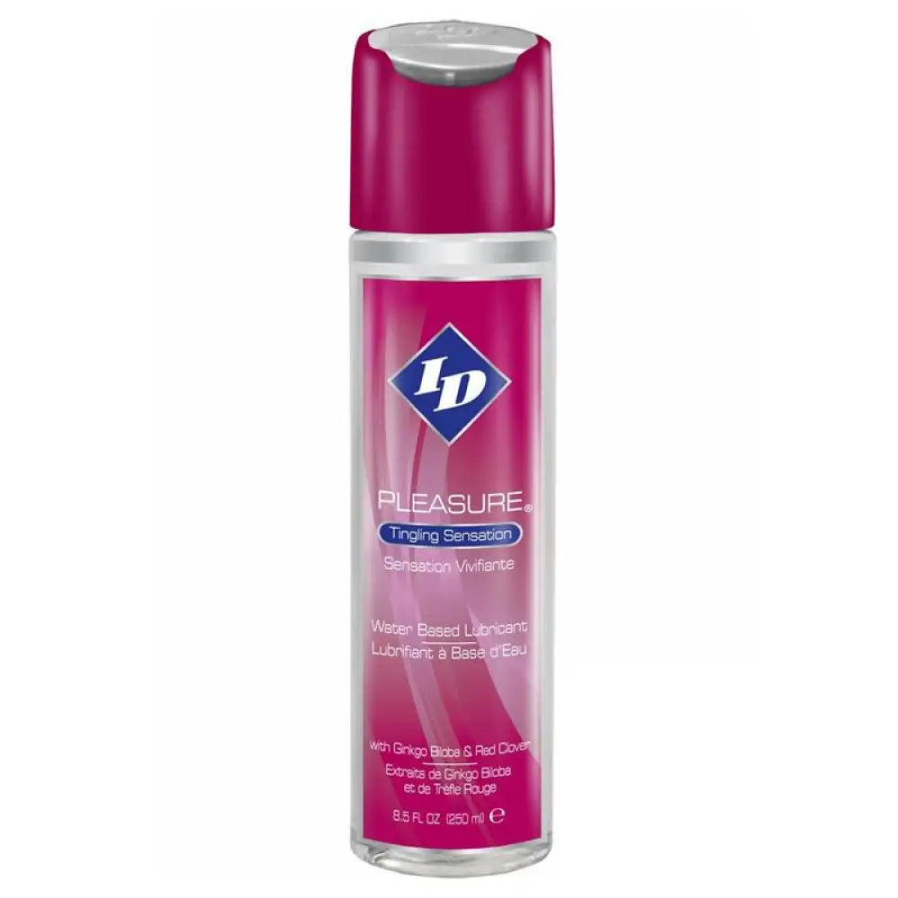 Id glide water based pleasure sensual lubricant 8.5oz - peaches and screams