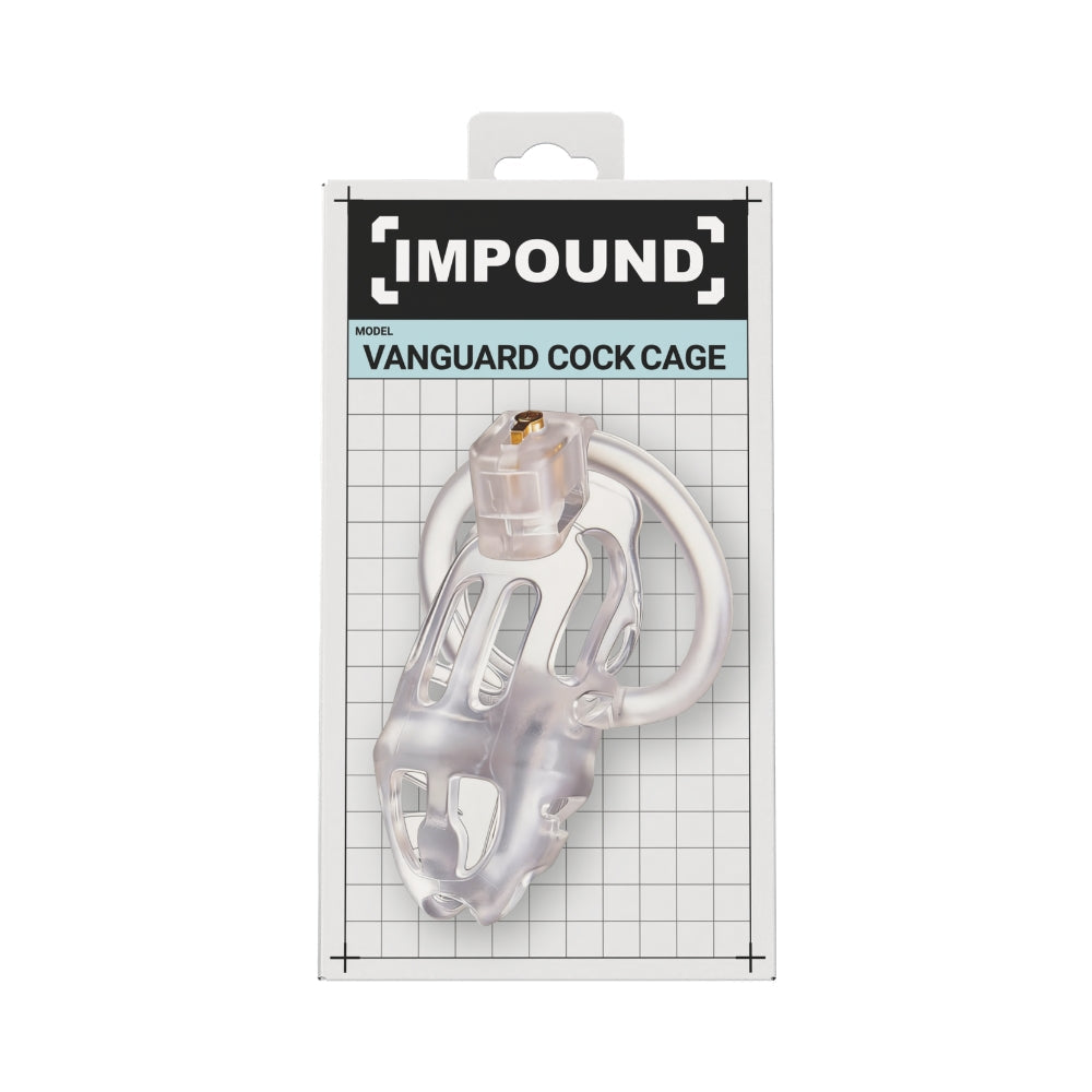 Impound vanguard chastity cage with base ring - chastity cages peaches and screams