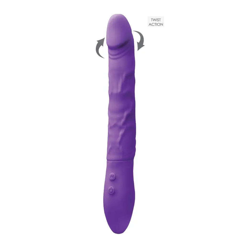 Inya rechargeable petite twister vibe purple 9 inch - peaches and screams