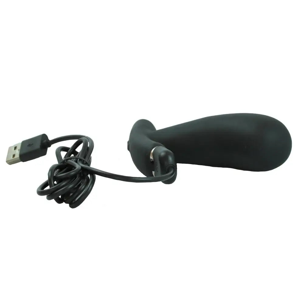 Je joue remote rechargeable vibrating butt plug in black - peaches and screams