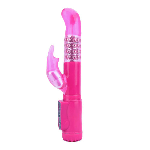 Jessica rabbit g spot vibrator slim shaft metal beads - peaches and screams