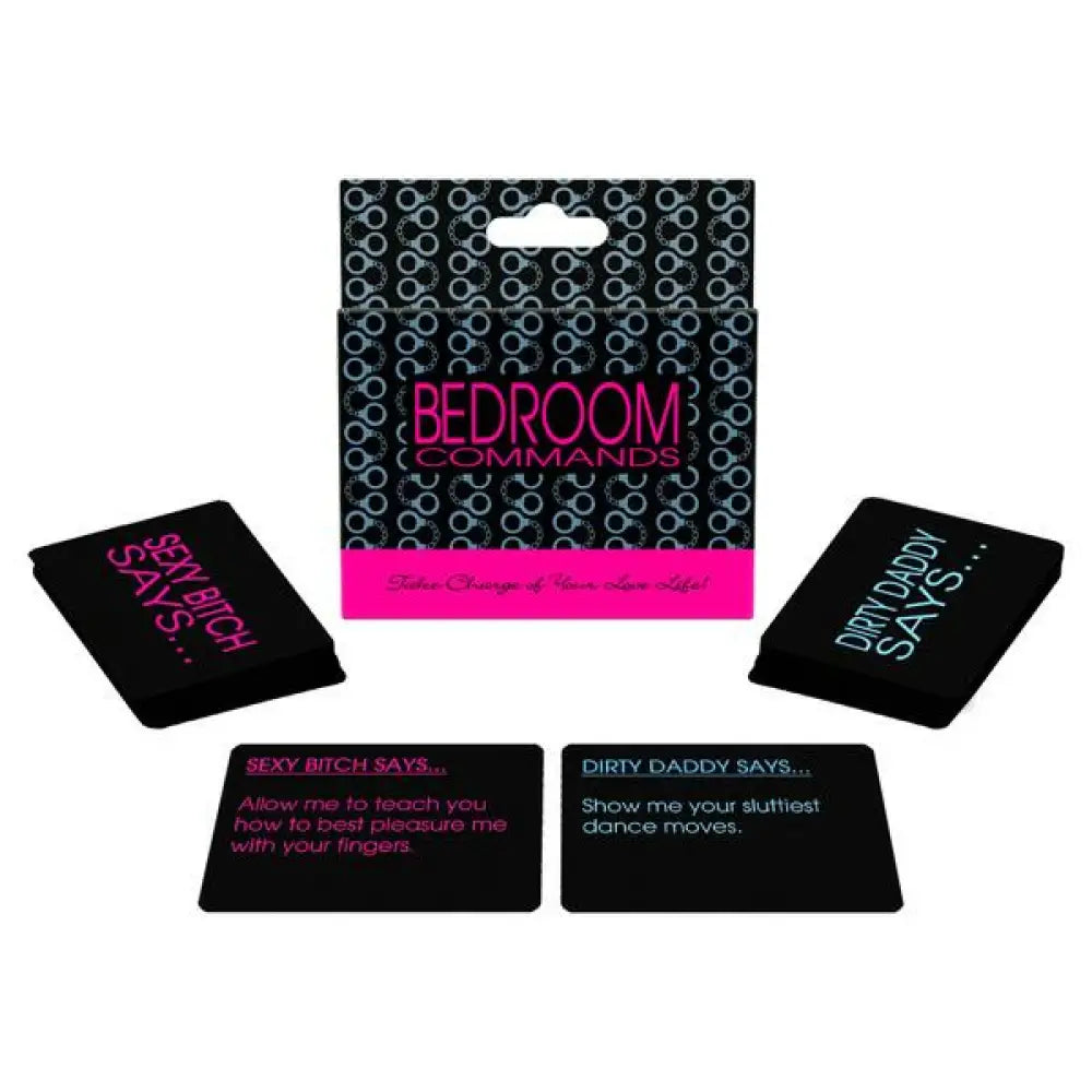 Kheper naughty bedroom commands card game for couples - peaches and screams