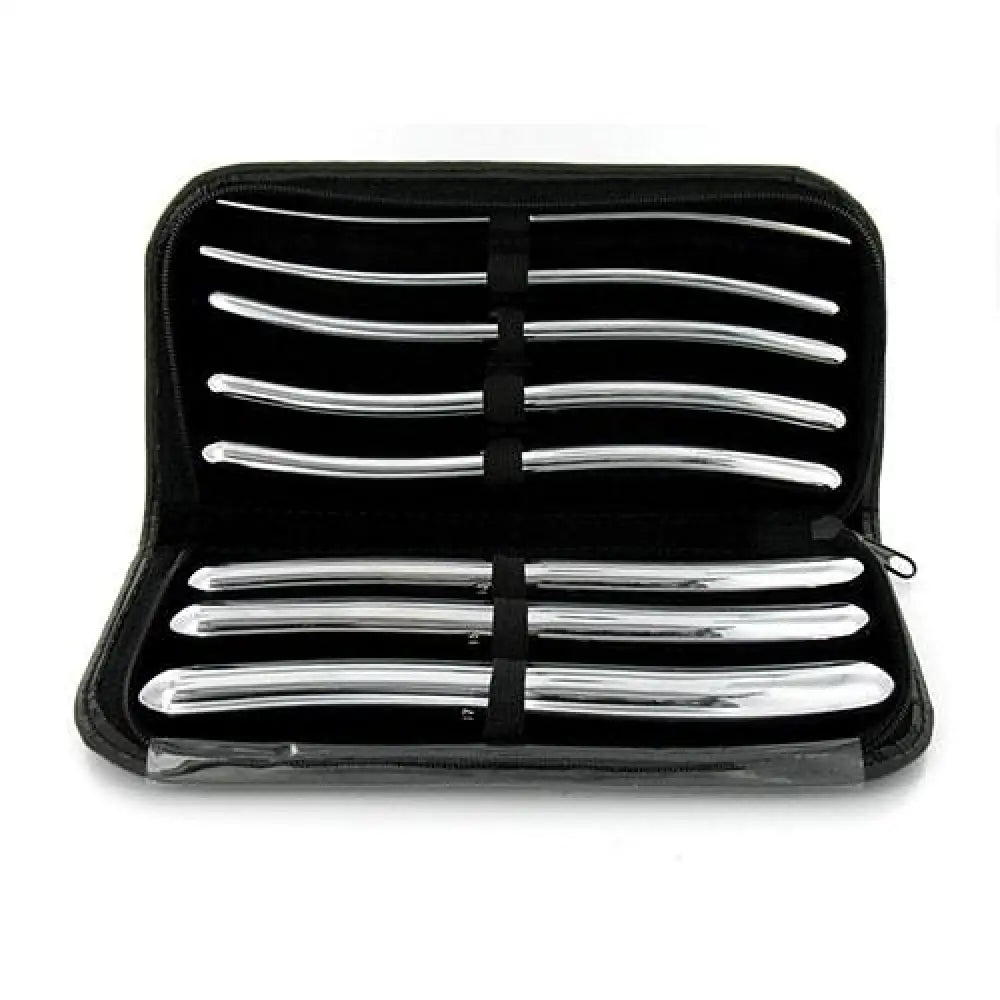 Kink industries bondage dilator kit stainless steel sounds - peaches and screams