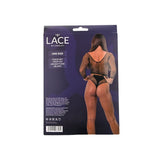 Lace by lj fence net crop top and bottoms set - peaches and screams