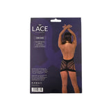 Lace by lj halter neck dress with faux lace up front - peaches and screams