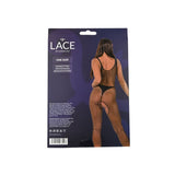 Lace by lj rhinestone crotchless bodystocking black - peaches and screams