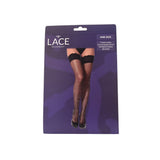 Lace by lj rhinestone fishnet thigh high stockings - peaches and screams