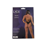 Lace by lj strappy halter teddy black - peaches and screams