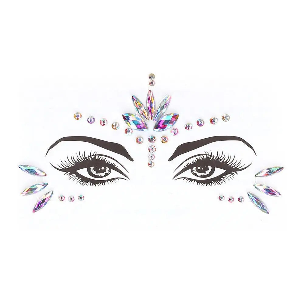 Le desir dazzling eye contact bling sticker accessory - peaches and screams
