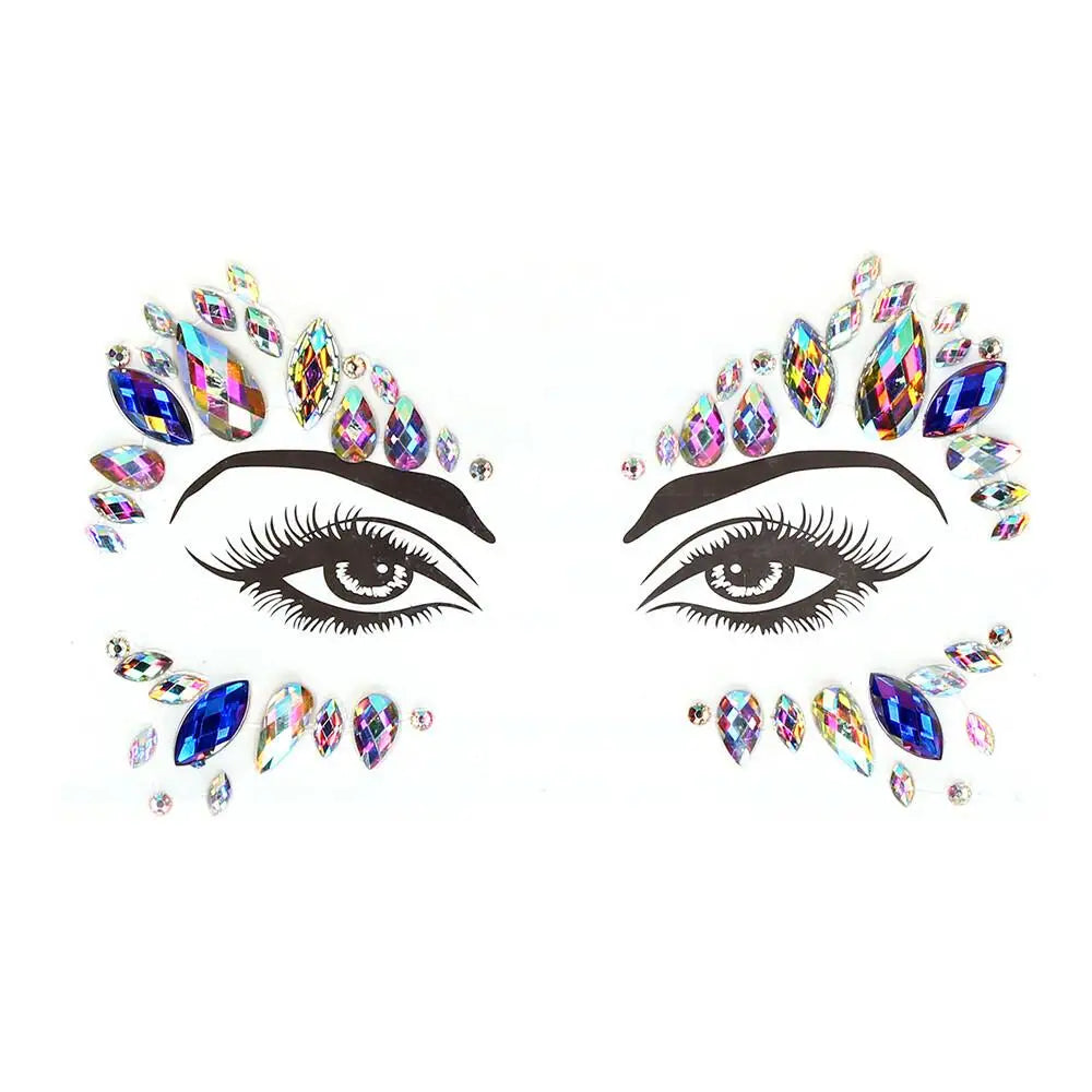 Le desir dazzling eye sparkle bling sticker rhinestones - peaches and screams