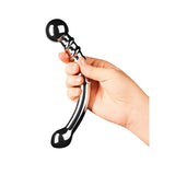 Le wand stainless steel large 8 inch metal dildo - peaches and screams