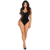 Leg avenue sequin bodysuit in black backless sparkle style - peaches and screams