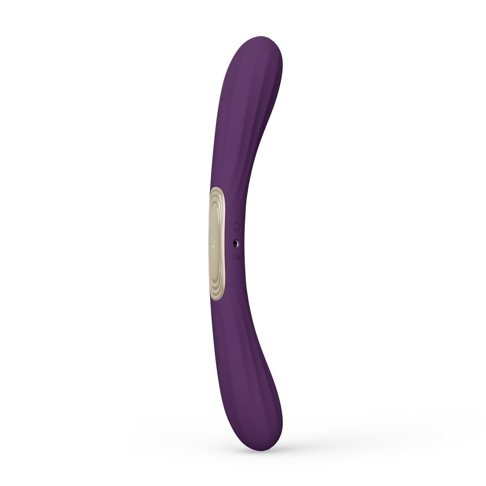 Lelo boomerang dual ended purple vibrator - g-spot vibrators peaches and screams